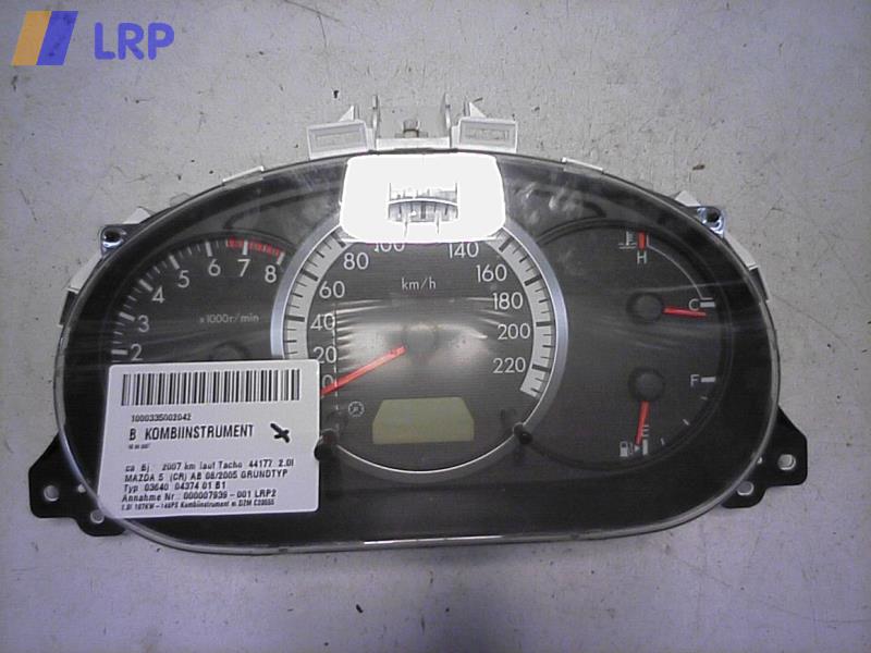 Mazda 5 CR BJ 2007,Kombiinstrument,Tacho,C23555430,K9001