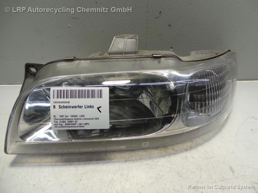 Deawoo Nubira BJ 1997 Scheinwerfer vorn links Lampe