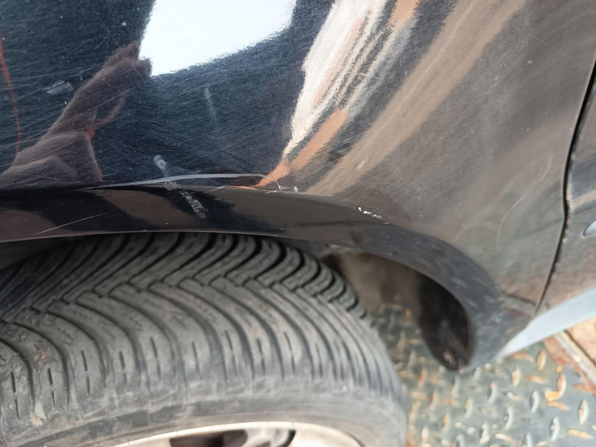 Mercedes A-Kl. W168 original Kotfl&uuml;gel links Seitenteil 696 Nachtschwarz Bj 1999