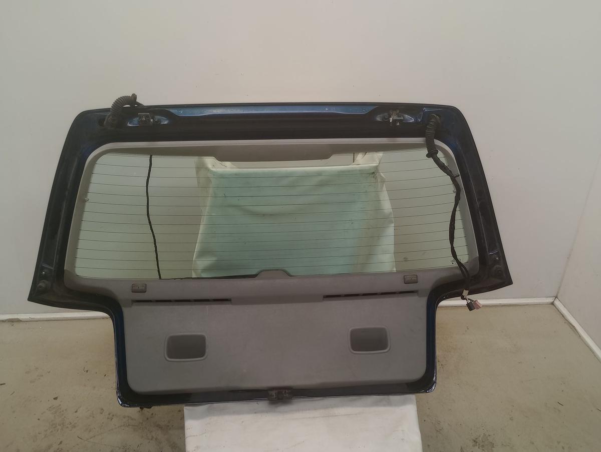 VW Golf IV orig Heckklappe mit Scheibe LB5N INDIGOBLAU Bj1999