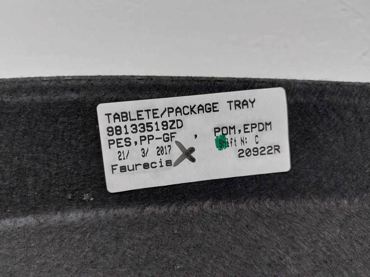 Citroen C3 III SX ab17 Hutablage Heckablage Kofferraumabdeckung