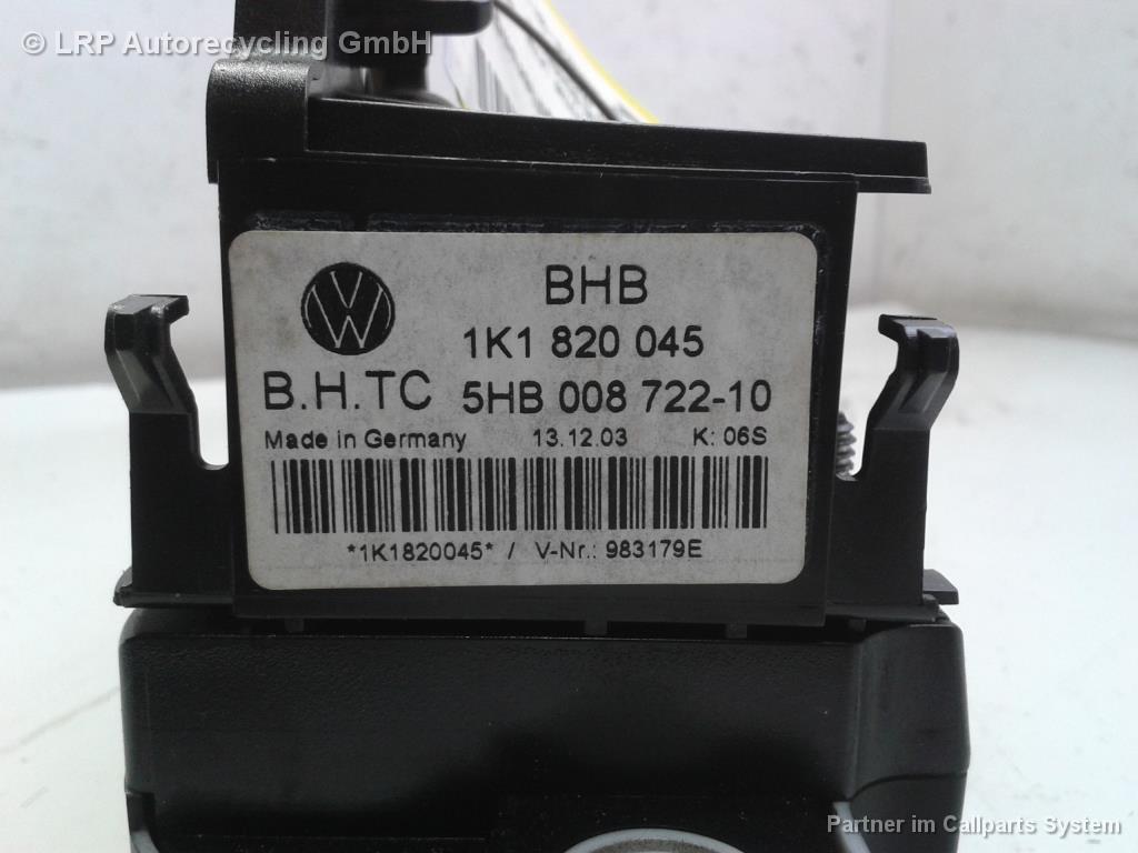 VW Golf 5 1K Heizungsregulierung Klimabedienteil 1K0820045 5HB00872210 BJ2004