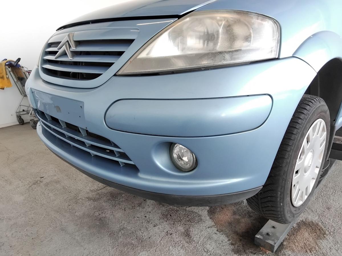 Citroen C3 original Sto&szlig;f&auml;nger Sto&szlig;stange vorn KMY Lucia Blau Metallic BJ2005