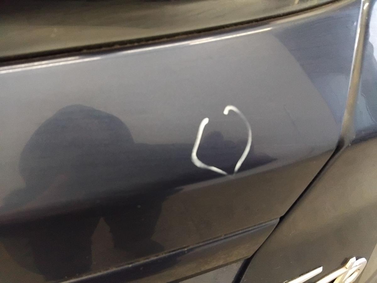 Ford Fiesta JA8 original Heckklappe Atlantikblaumetallic mit Scheibe BJ2011