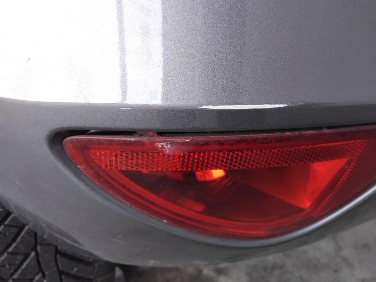 Renault Clio 3 Facelift orig Sto&szlig;stange Stossf&auml;nger hinten Flie&szlig;heck grau BJ2009
