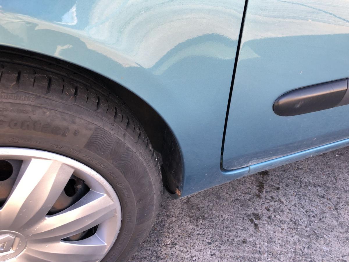 Renault Clio II 2 Campus Kotfl&uuml;gel vorn links Fahrerseite TEF47 Blau Cyclade