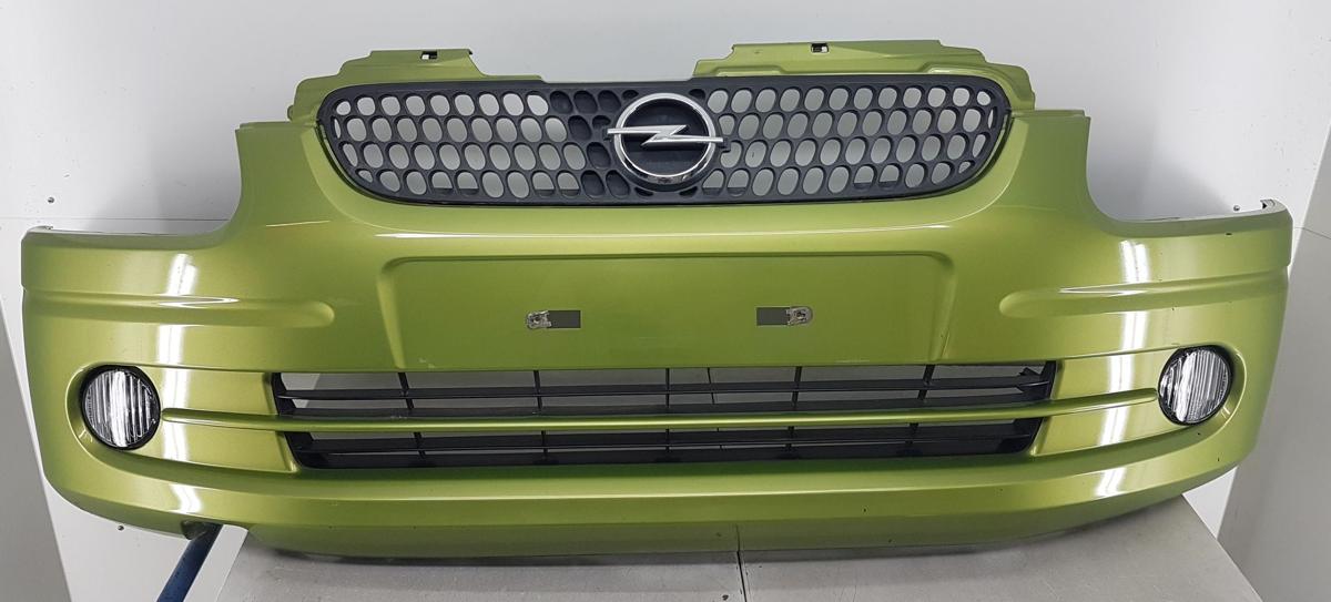 Opel Agila A Stoßstange Stoßfänger vorn 422495135 in 43U Kiwigruen Bj2001