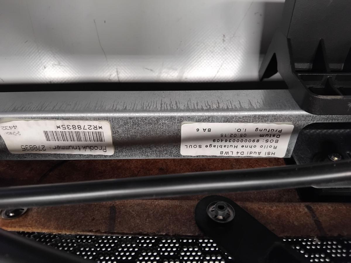 Audi A8 D4 4H orig Sonnenschutzrollo hinten elektrisch soul 4H4863412E BJ2015