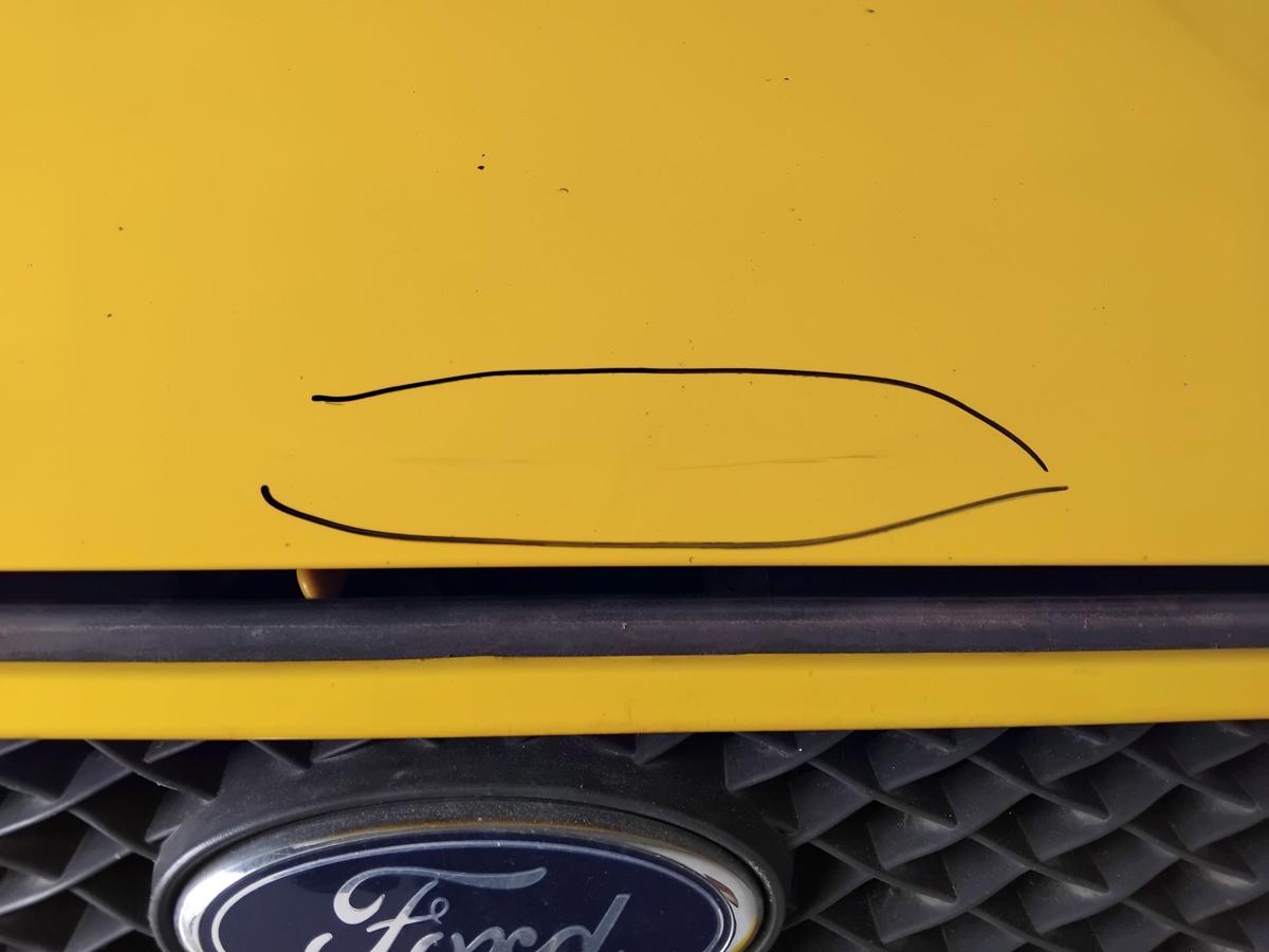 Ford S-Max 1 WA6 original Motorhaube gelb oxlip yellow