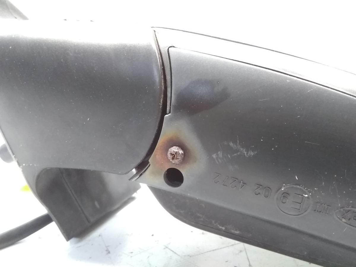Peugeot 307 orig Au&szlig;enspiegel links elektrisch beheizt BJ2004 EZA Gris Sidobre