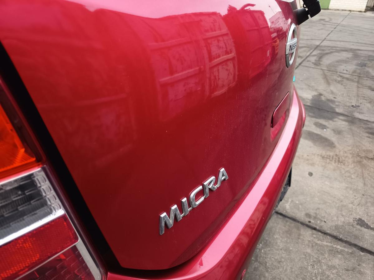 Nissan Micra K13 original Heckklappe mit Scheibe AY4 Kaminrot Bj 2013