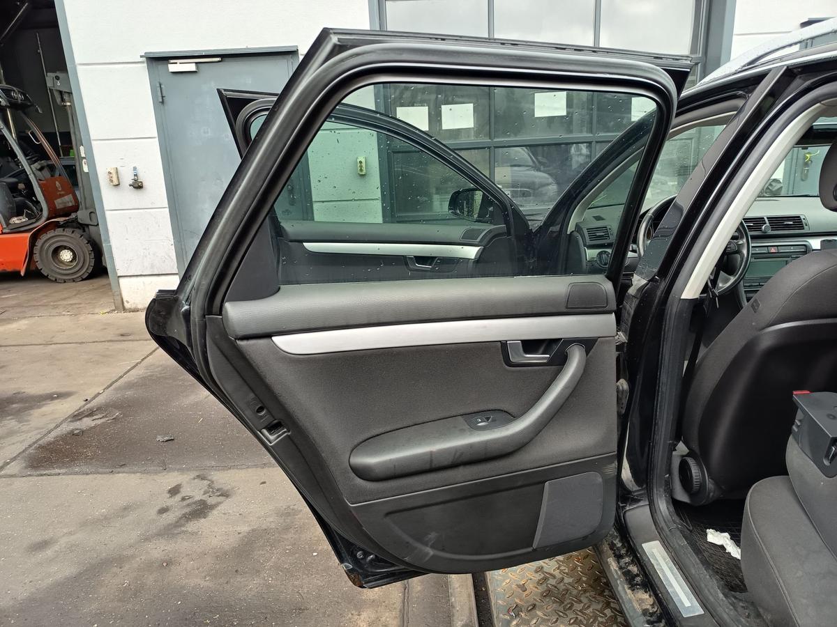 Audi A4 8E B7 Avant original Tür hinten links Fond Z9Y Phantomschwarz Bj 2007