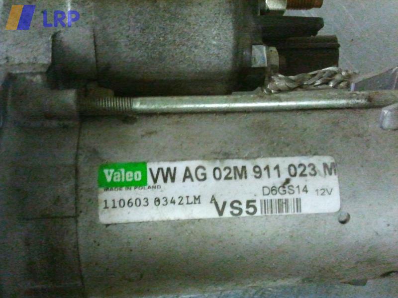 VW Touran 1T original Anlasser Starter D6GS14 VALEO BJ2003