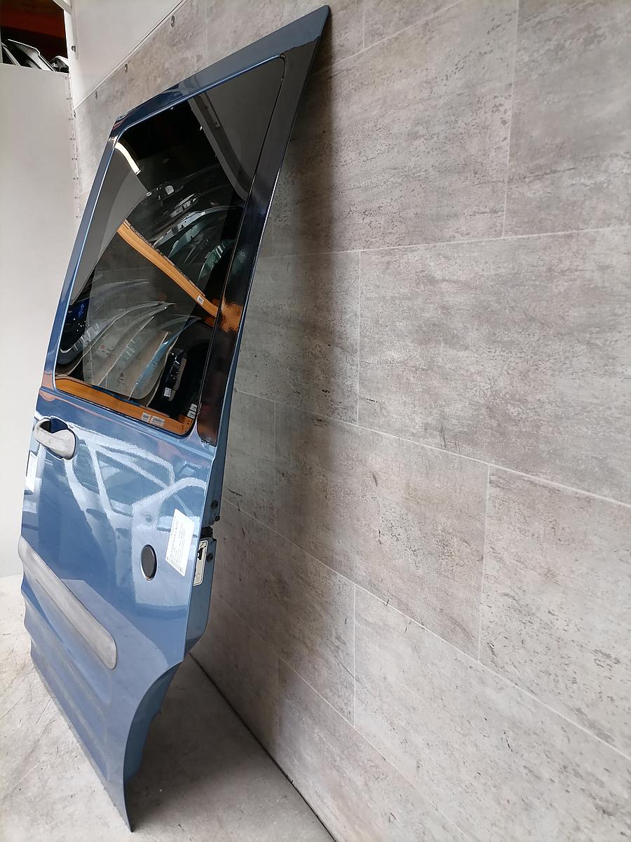 Ford Tourneo Connect 02-06 Schiebetür links Seitentür Blau mit Scheibe