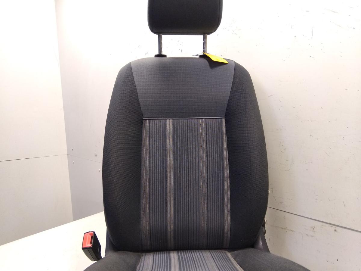 Ford Fiesta JA8 Sitz vorn links Fahrersitz 3-T&uuml;rer Stoff graublau BJ2009