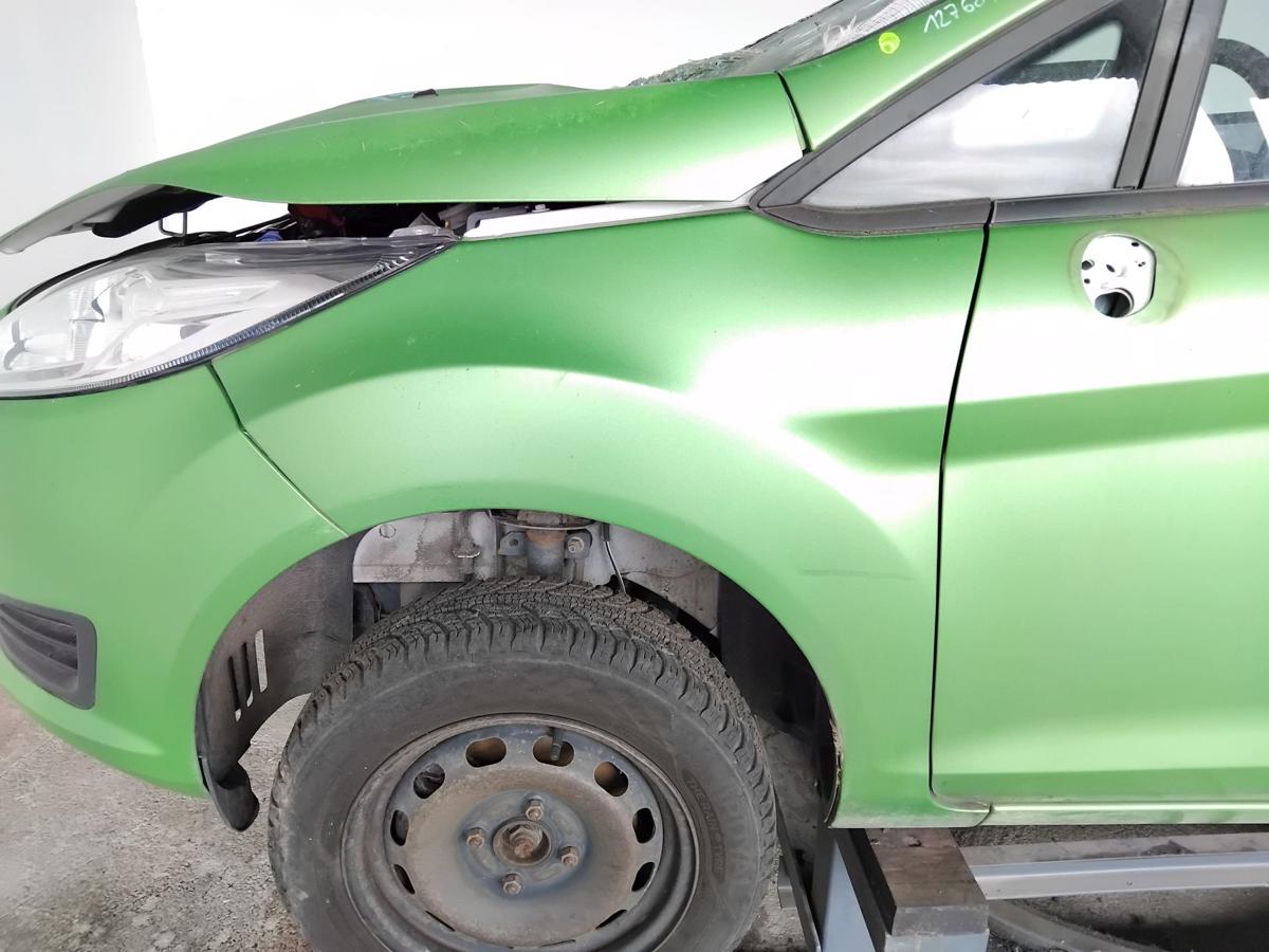 Ford Fiesta JA8 orig Kotfl&uuml;gel vorn links frostwei&szlig; gr&uuml;n foliert BJ2016 Facelift