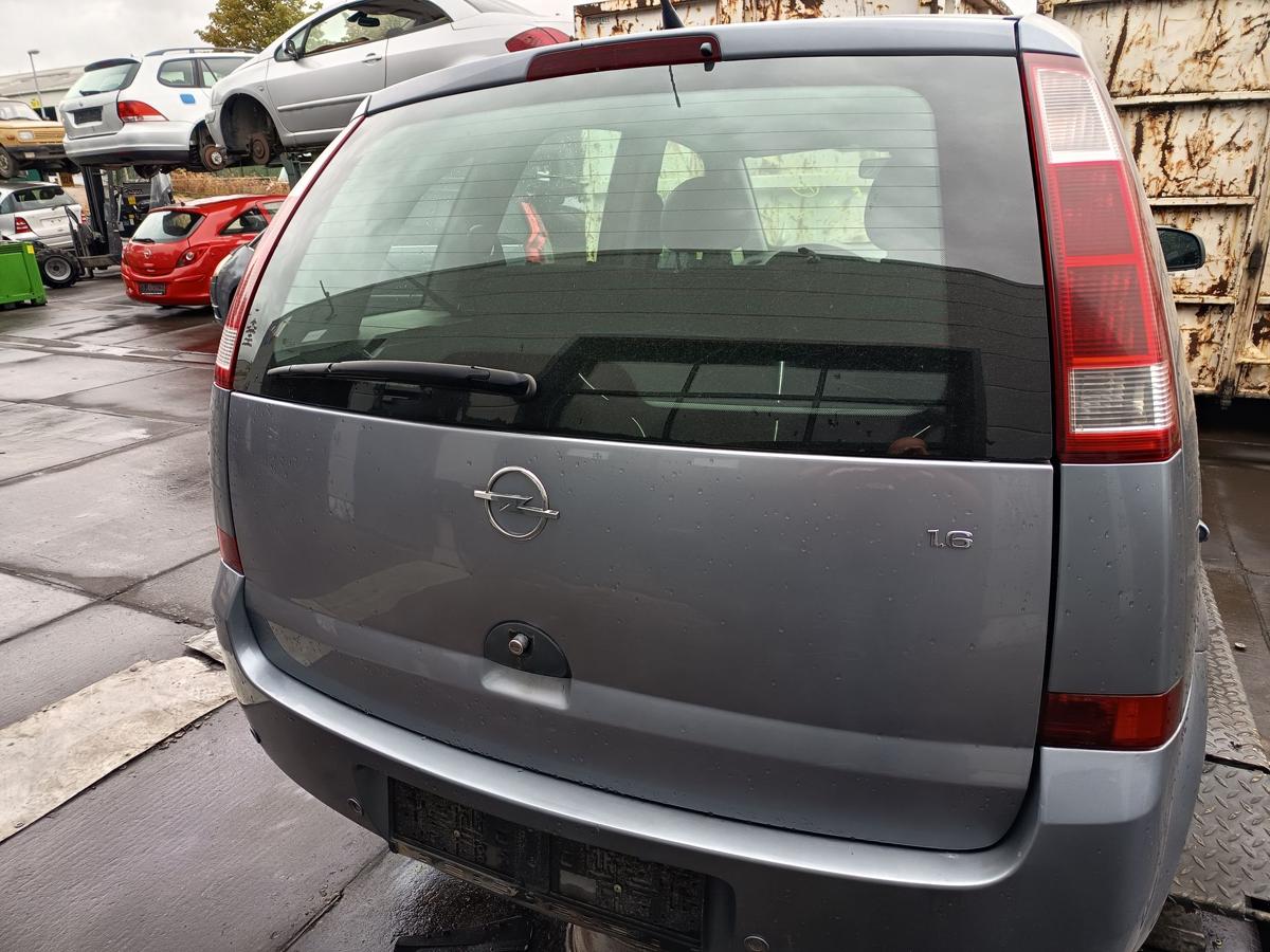 Opel Meriva A orig Heckklappe mit Scheibe Kofferraum Z163 Silber Bj 2003