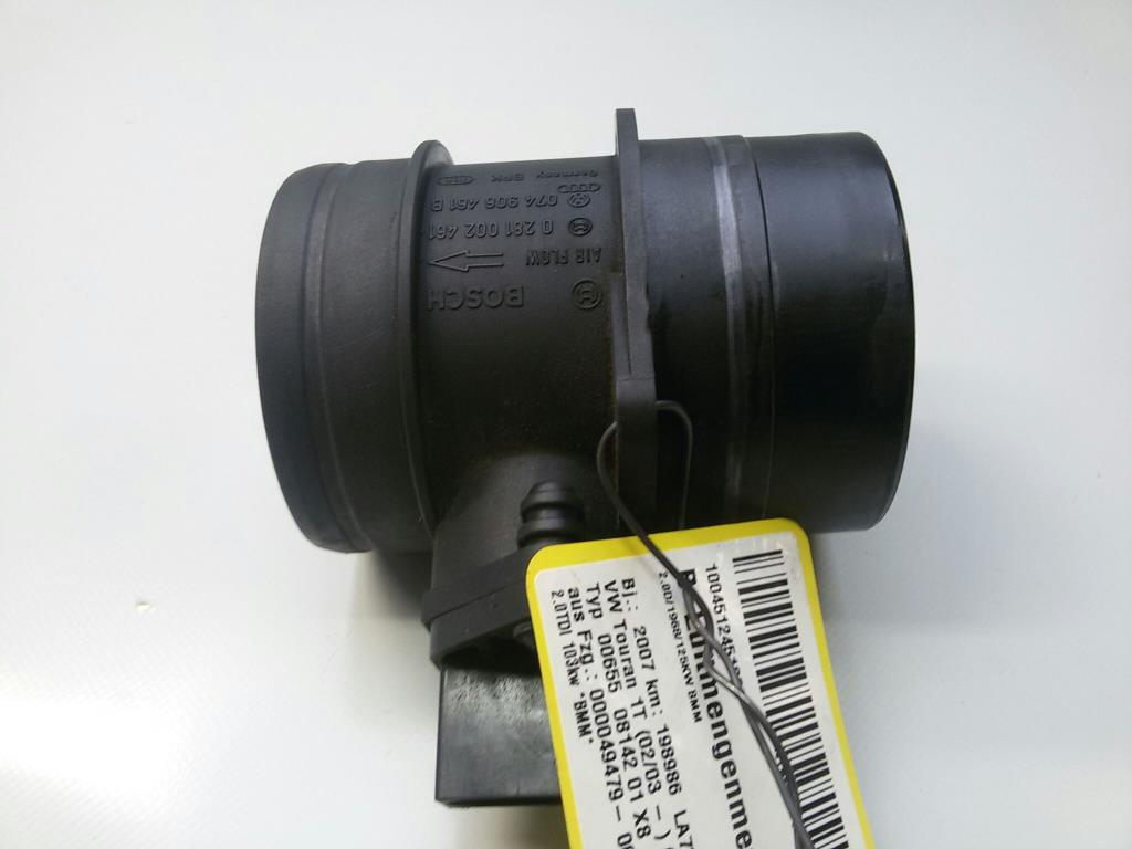 VW Touran 1T GP1 Luftmengenmesser 074906461B 0281002461 BOSCH BJ2007