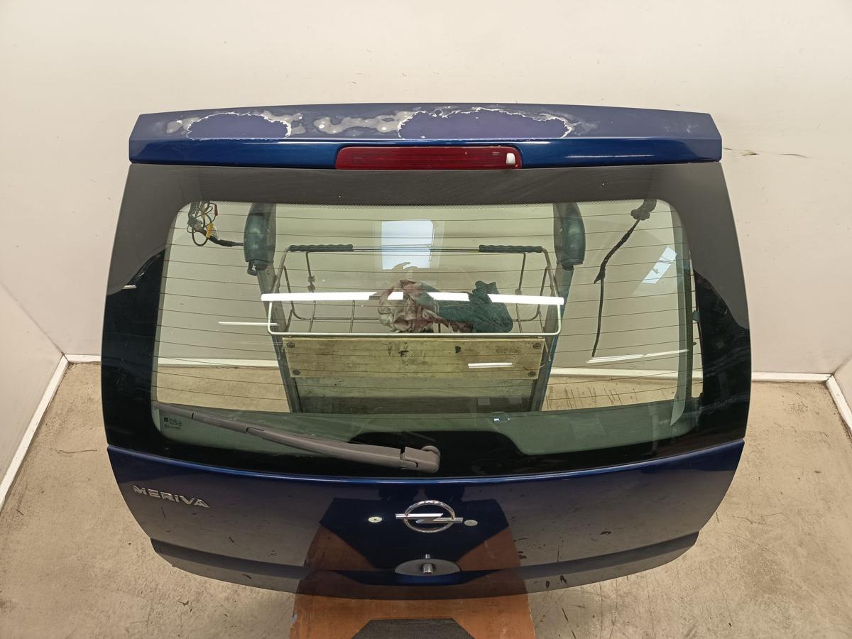 Opel Meriva A original Heckklappe mit Scheibe Z21B Ultrablau Baujahr 2004