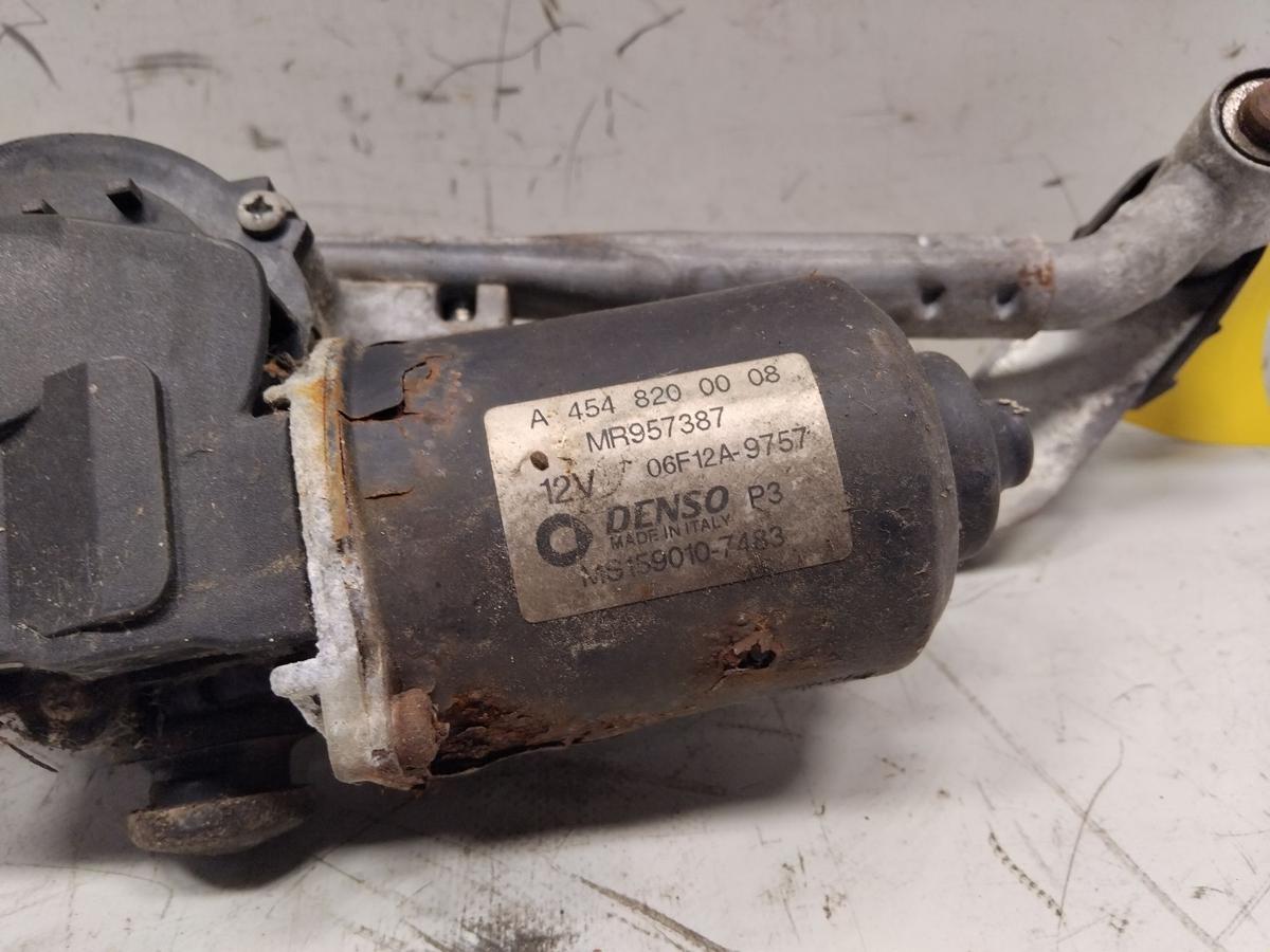 Smart Forfour 454 original Wischermotor mit Wischergest&auml;nge vorn Bj.2004