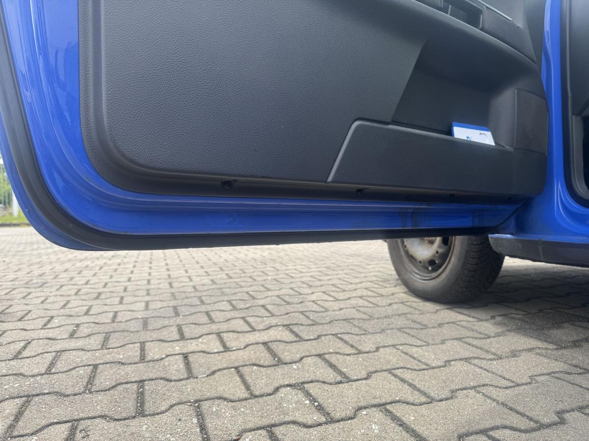 VW Polo 9N3 original T&uuml;r vorn links LA5F Summer Blue 3-T&uuml;rer Rohbau Bj.2008