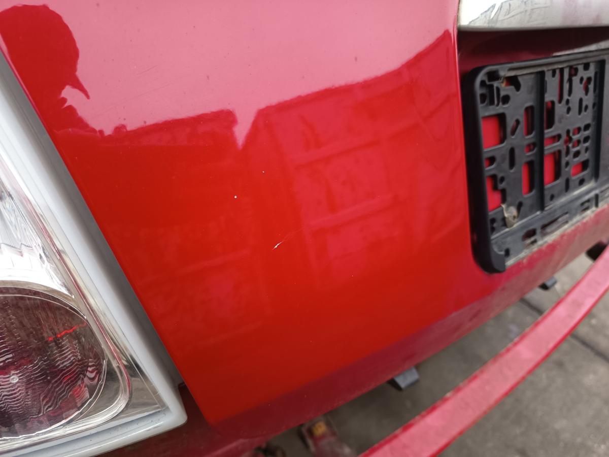 Fiat 500 original Heckklappe mit Scheibe Deckel hinten 111/A Rosso Bj 2012