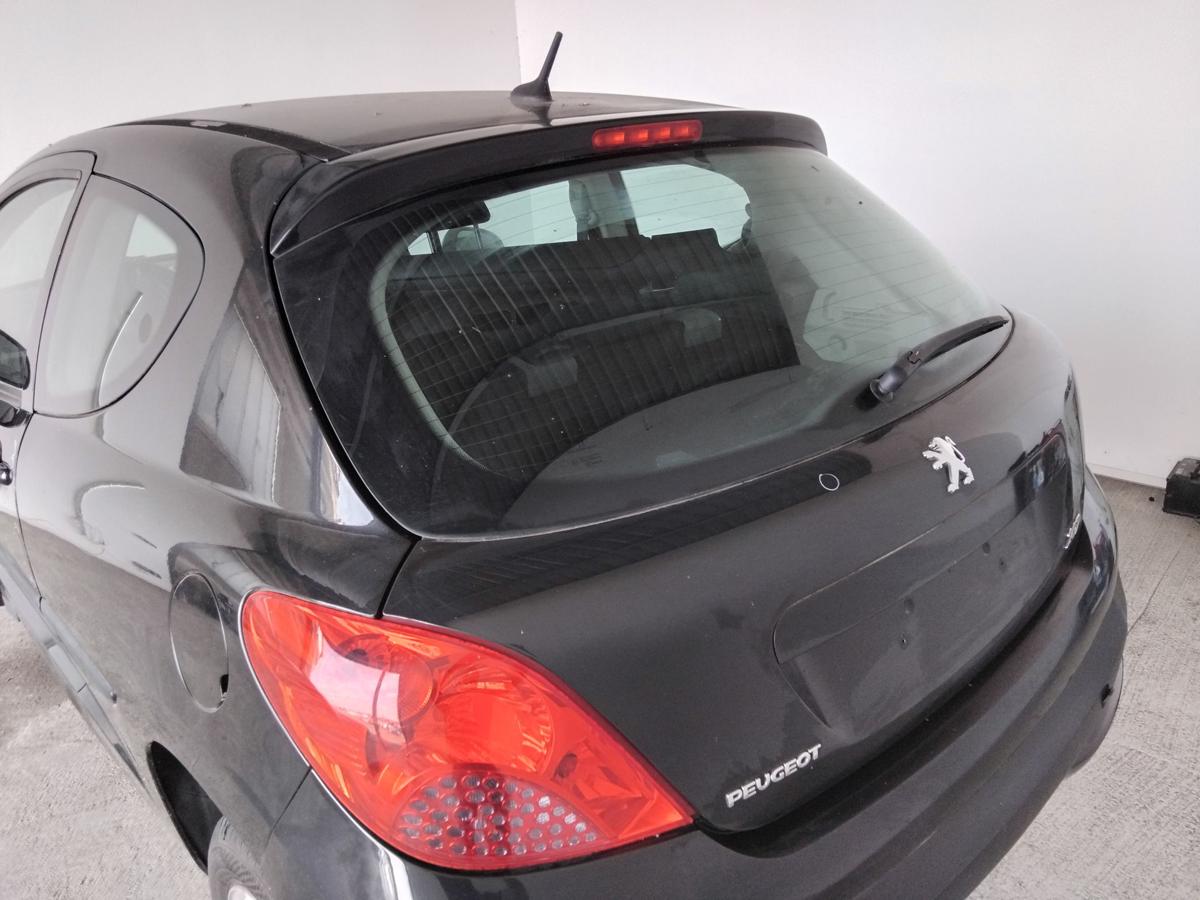 Peugeot 207 WA Heckklappe schwarzmet. EXL obsidien mit Scheibe BJ2009 Fließheck