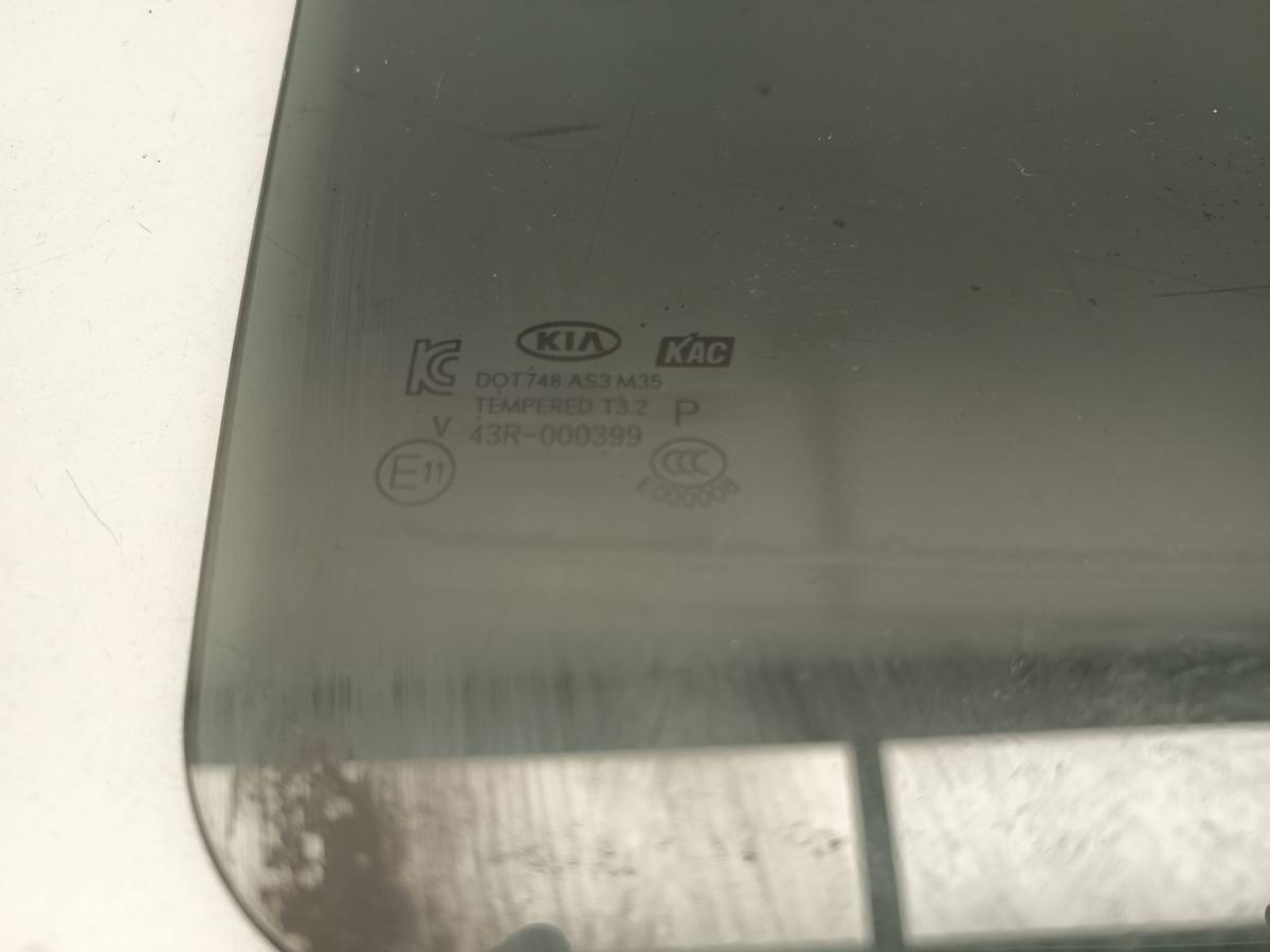 Kia Soul II original T&uuml;rscheibe Seitenscheibe hinten links Fond Baujahr 2014