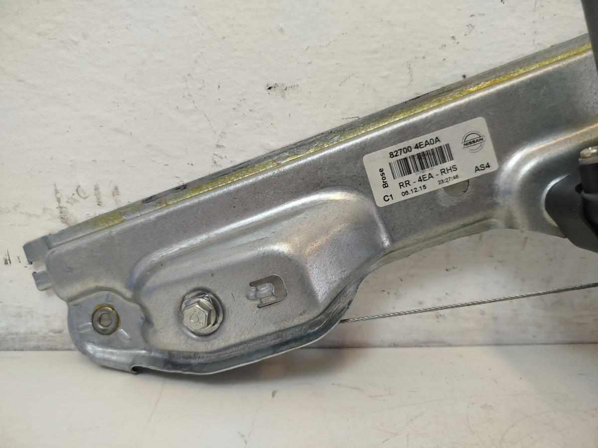 Nissan Qashqai J11 Fensterheber hinten rechts elektrisch Motor und Mechanik