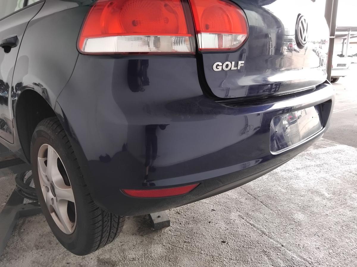VW Golf 6 Fließheck orig. Stoßfänger Stoßstange hinten BJ2010 LD5Q Shadow Blue