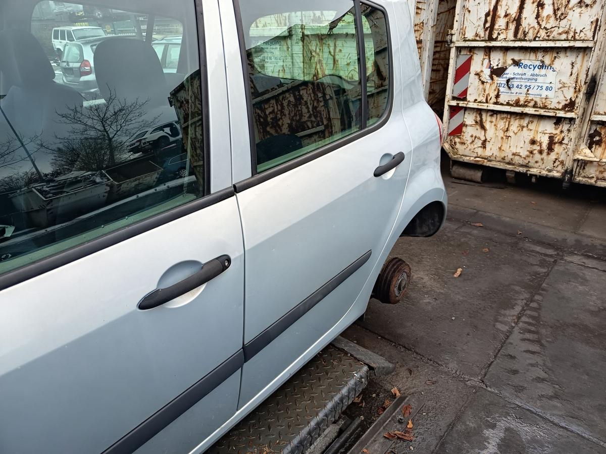 Renault Modus original T&uuml;r hinten links Fond MV632 Polargrau Bj 2004