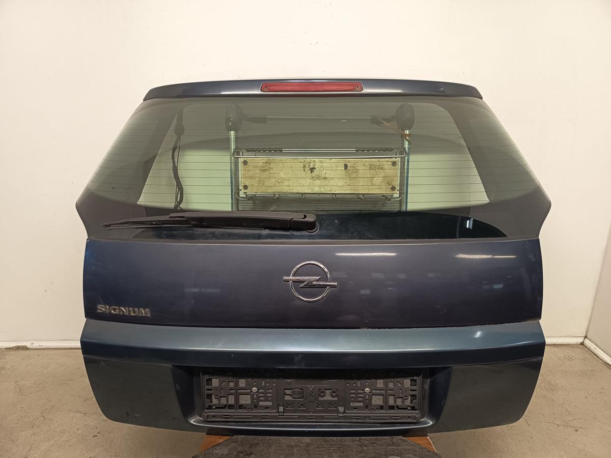 Opel Signum original Heckklappe mit Scheibe Deckel hinten Z168 Metroblau Bj 2007