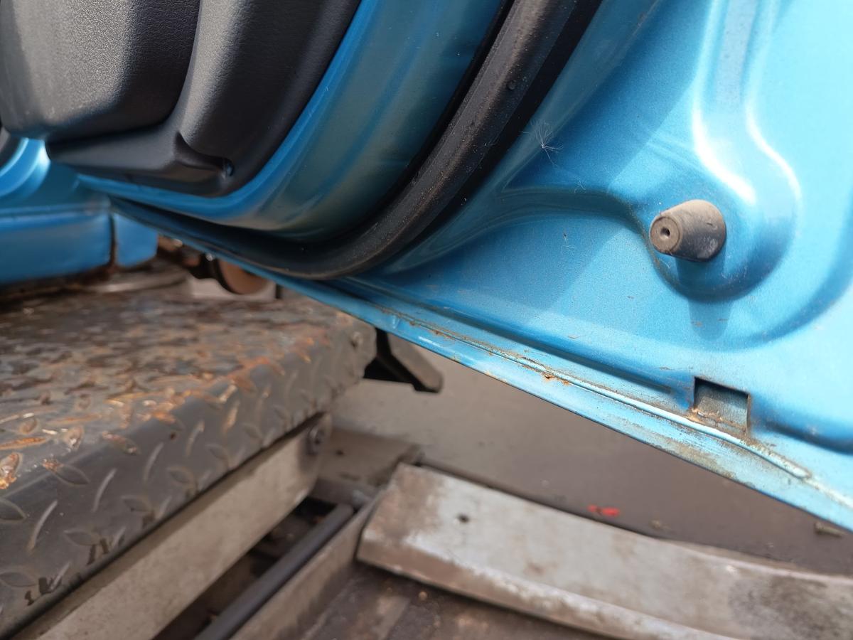 Chevrolet Matiz M200 orig Tür vorn rechts Beifahrerseite 12U Ocean Blue Bj 2008