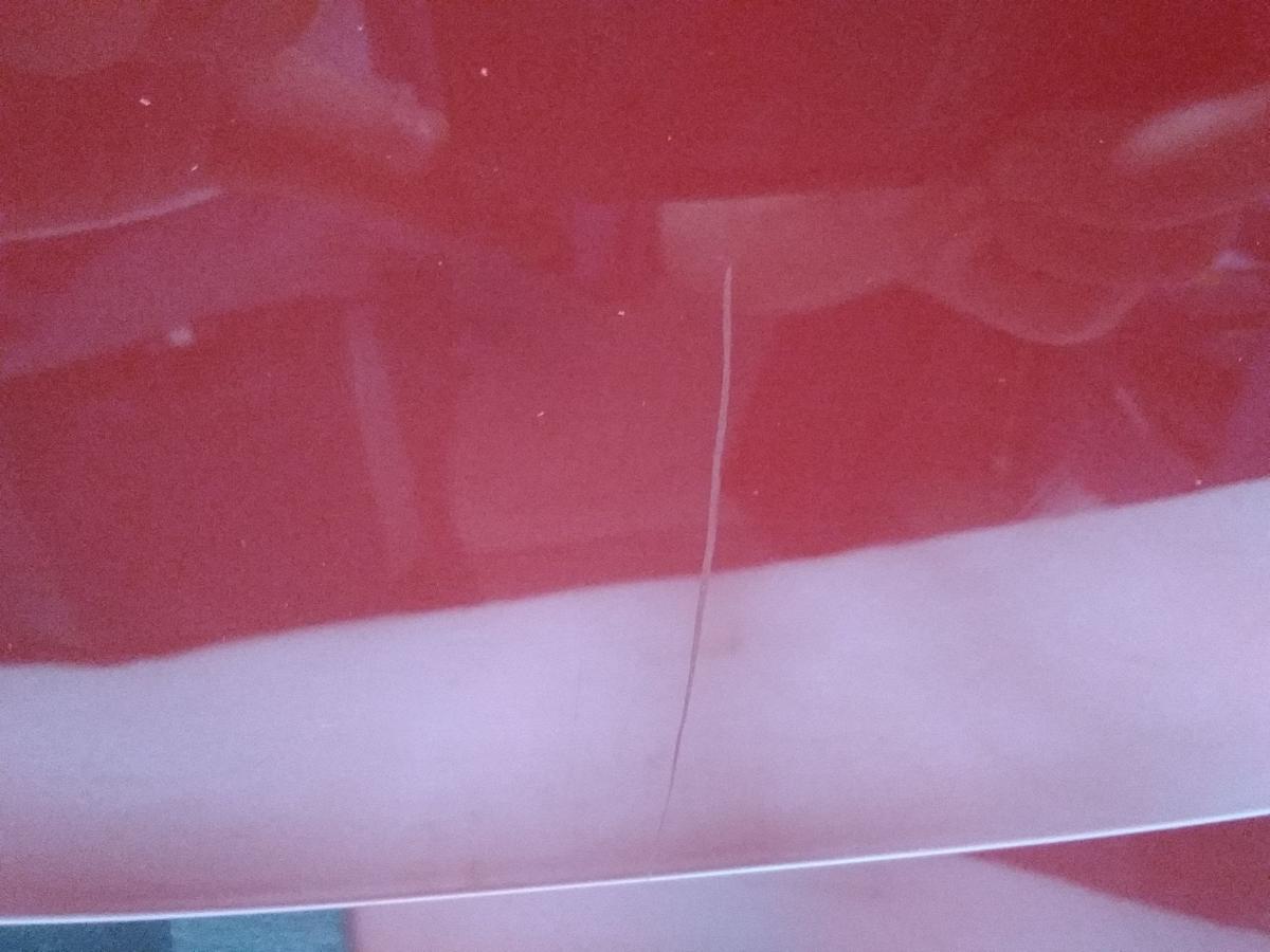 VW Golf Sportsvan Heckklappe tornadorot LY3D mit Heckscheibe Bj.2014