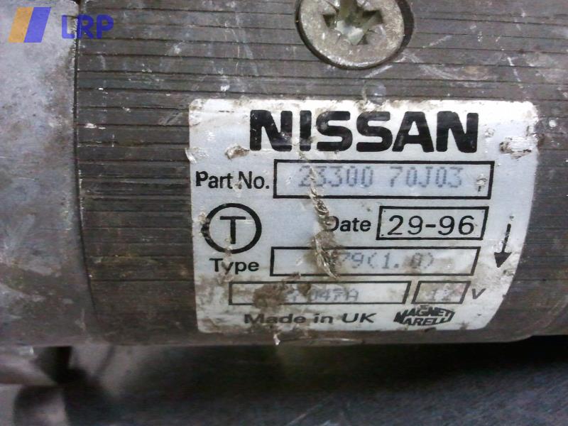 Nissan Primera P10 original Anlasser Starter 2330070J03 27047A 1.6 66kw BJ1995