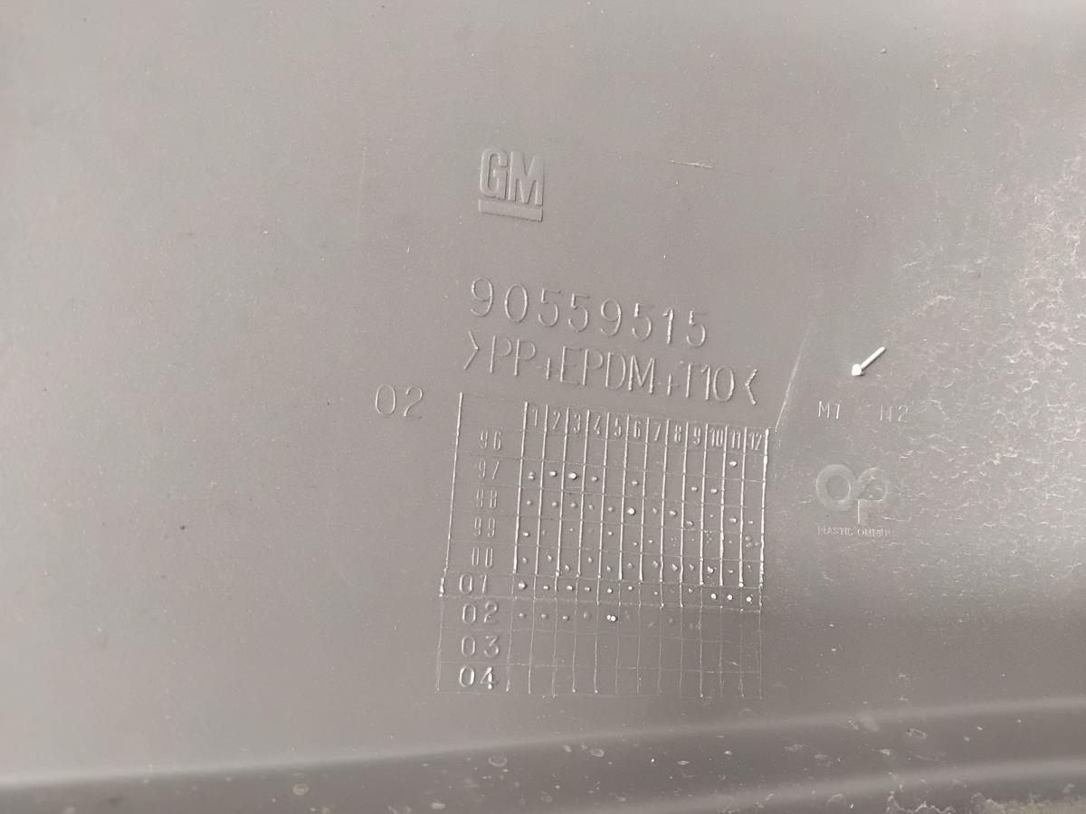 Opel Astra G Limo Flie&szlig;heck original Sto&szlig;f&auml;nger Sto&szlig;stange hinten mirage Bj.2003