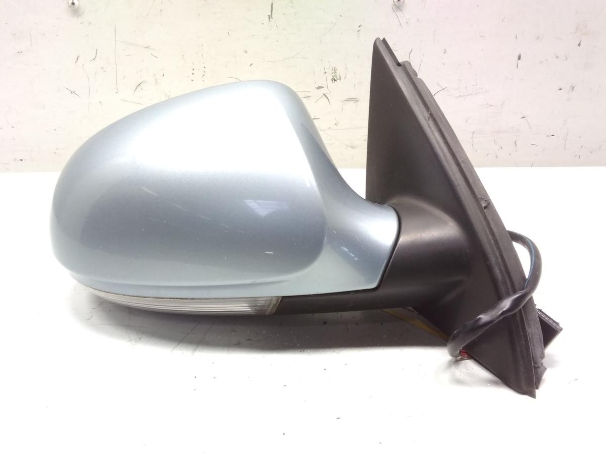 VW Passat 3C B6 orig.Au&szlig;enspiegel rechts elektrisch & beheizt 6pol BJ2005 LB5M arcticbluesilver