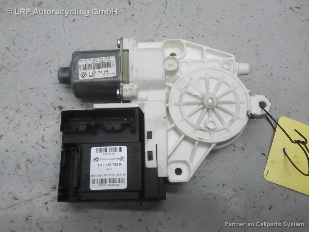 VW Golf 5 1K BJ2006 Motor Fensterheber vorn rechts 5-türig 1K0959702N Bosch