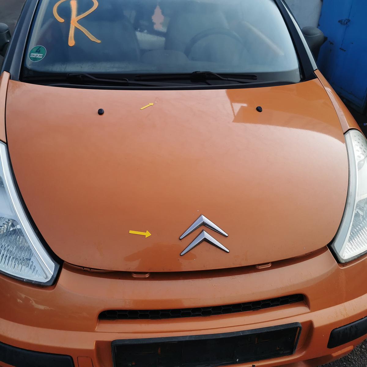 Citroen C3 Pluriel H Bj.03 Motorhaube Haube Klappe Deckel vorn KHU-Orange Aerien