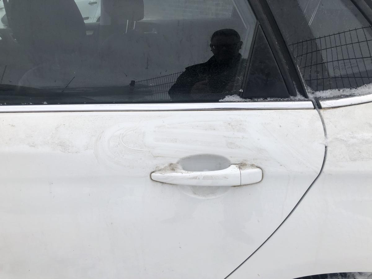 Citroen C4 II Typ N T&uuml;r hinten links Fondt&uuml;r im Rohbau EWP weiss Banquise