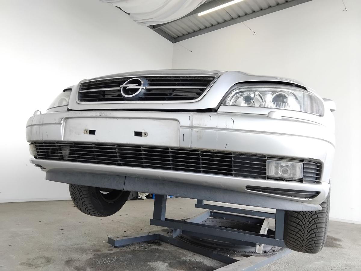 Opel Omega B Facelift original Sto&szlig;f&auml;nger Sto&szlig;stange vorn mit SWRA BJ1999 M&auml;ngel