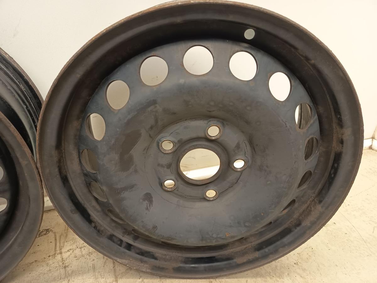 VW Satz Stahlfelgen Golf 5 Touran Caddy 6x15 5x112 ET47 1K0601027T