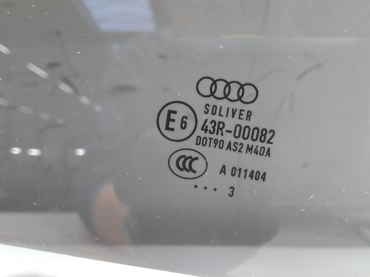 Audi A4 8K B8 Avant Türscheibe hinten rechts grüncolor dunkel foliert Bj.2013