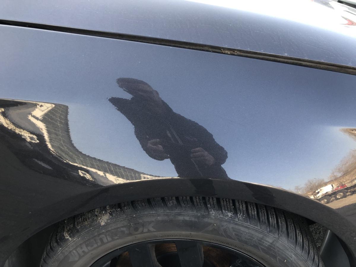 VW Passat 3C B6 Kotfl&uuml;gel vorn rechts Beifahrer Originalteil LC8Z Moccabrown