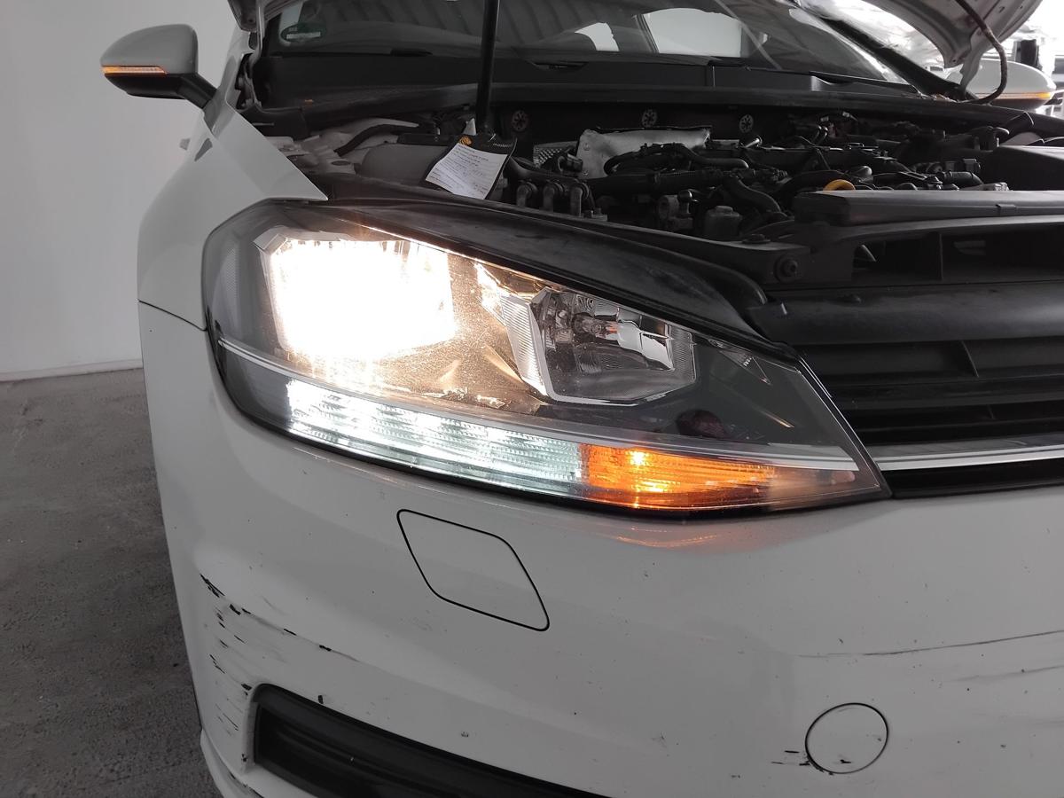 VW Golf 7 Facelift original Scheinwerfer rechts Halogen mit LWR BJ2019