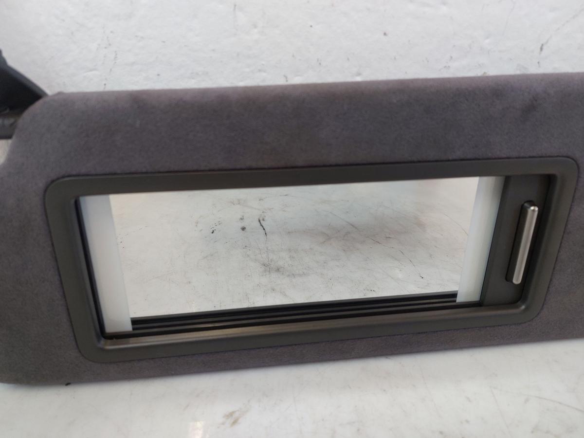 NIO ET7 Elektro Sonnenblende links Spiegel beleuchtet Alcantara Microfaser grau