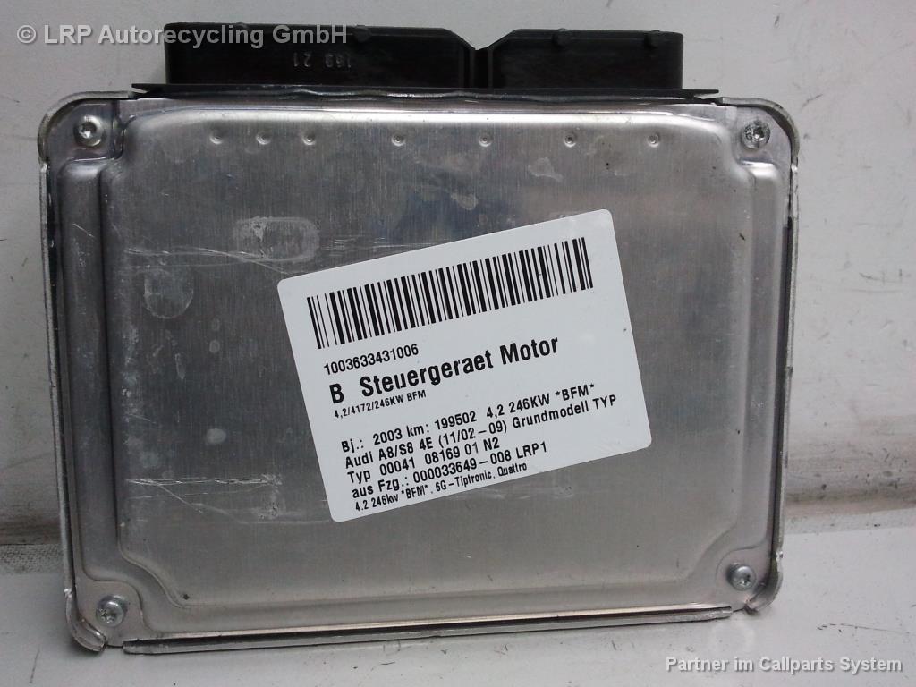 Steuergeraet Motor 4E0907560X Audi A8/S8 4e (11/02-09) BJ: 2003