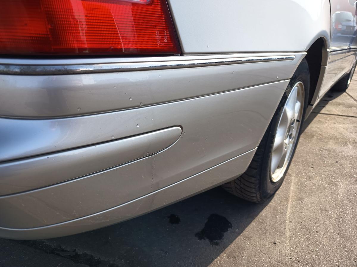 Mercedes S203 original Sto&szlig;stange F&auml;nger hinten Heck 744 Brillantsilber Bj 2002