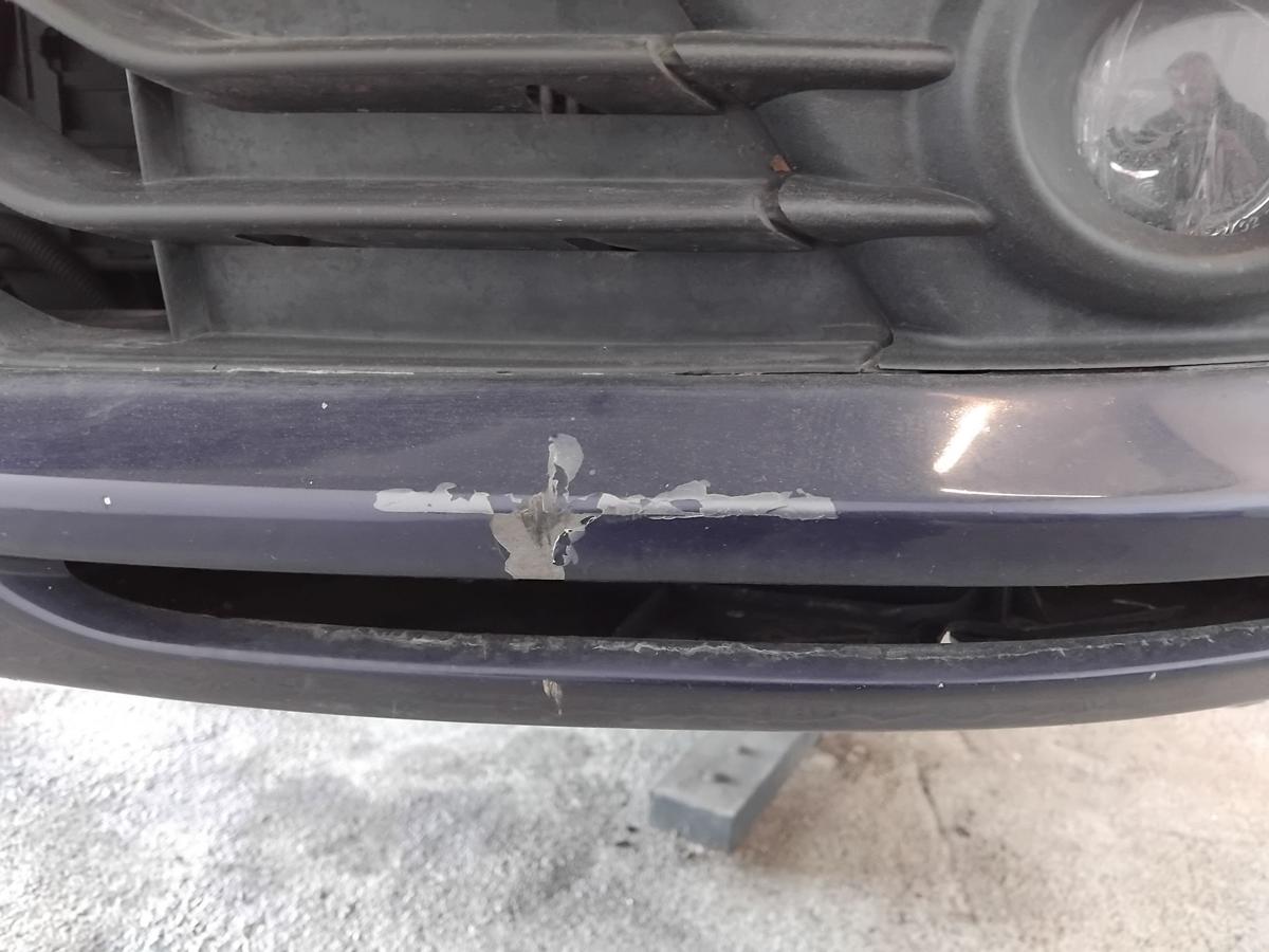 Citroen C4 original Sto&szlig;f&auml;nger Sto&szlig;stange vorn mit PDC und SRA BJ2007 KPU Oriental Blau