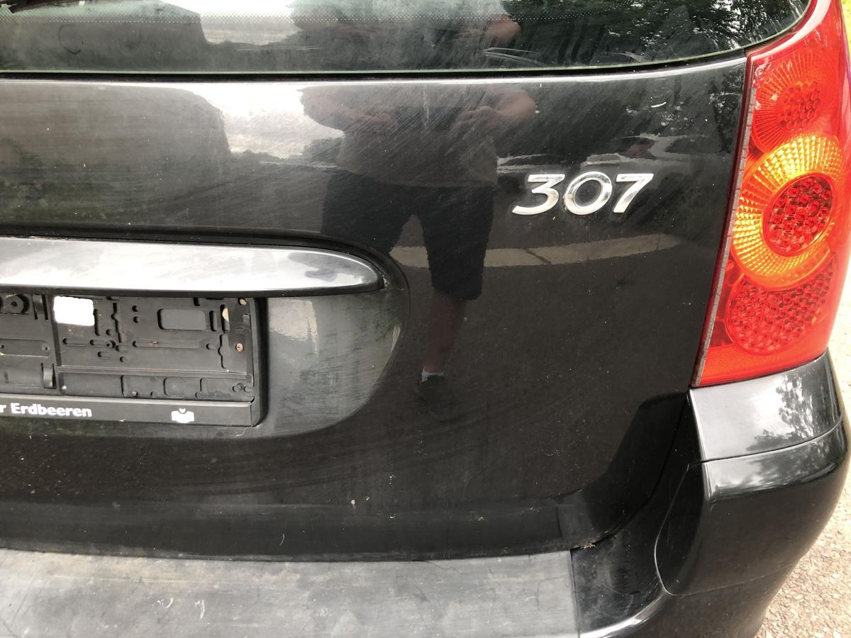 Peugeot 307 SW 3E 3H Heckklappe mit Scheibe Kombi EXL Noir Obsidien Nacre